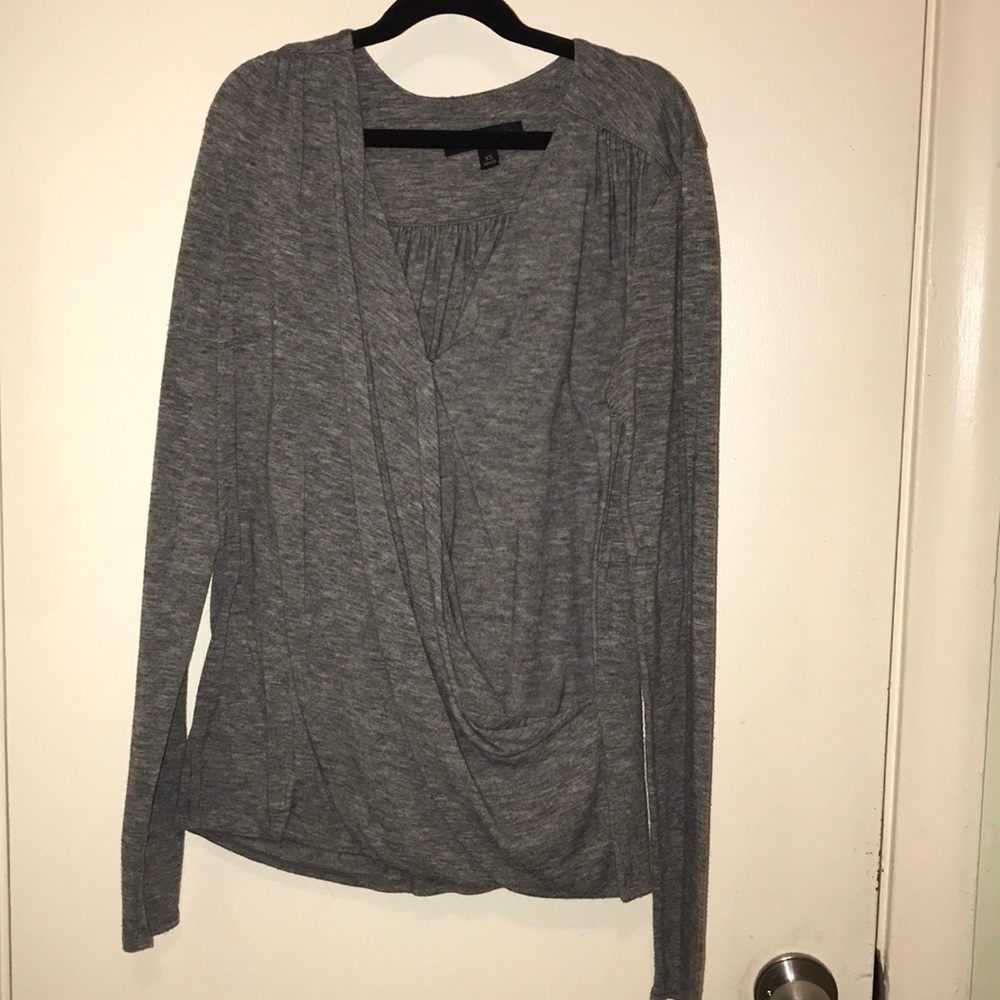Banana Republic | Long Sleeve Wrap Sweater Grey XS